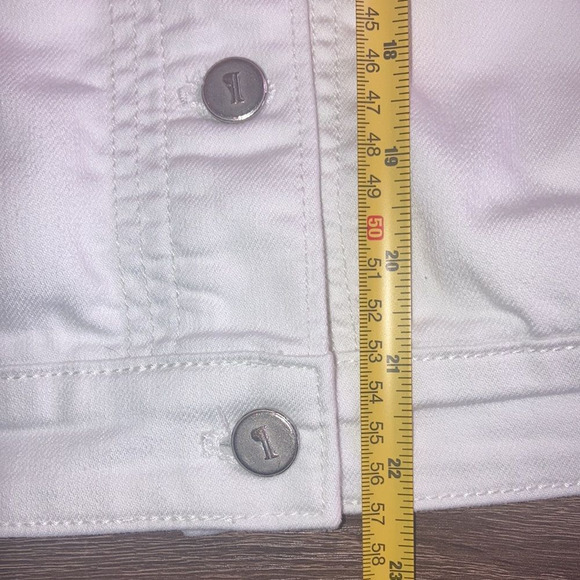 Unisex Upcycled Large White Pilcro & The Letterpress Taylor Swift Jacket - Picture 10 of 16